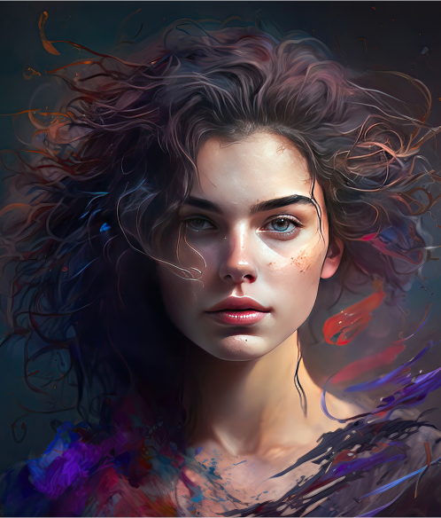 girl image by creating AI